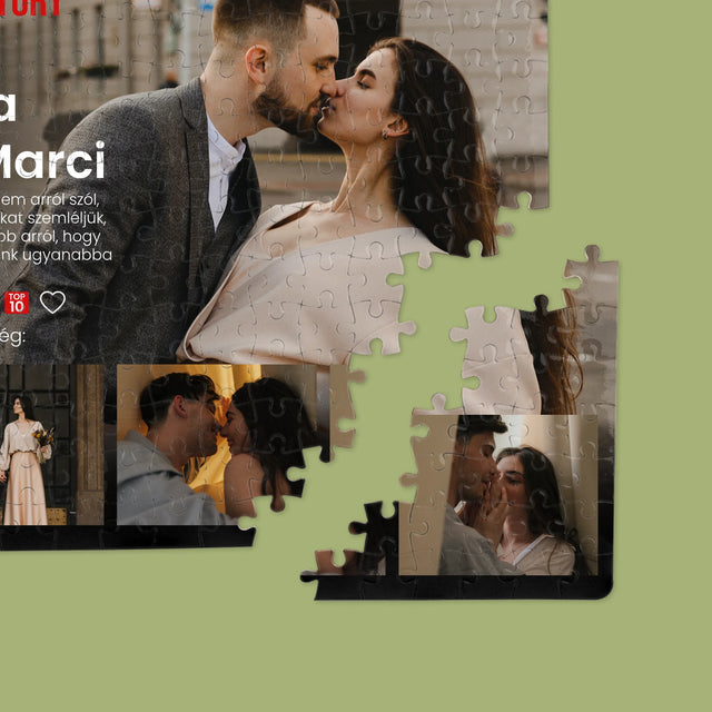 Fotókollázs: Szerelmi Történet - Puzzle