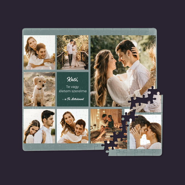 Fotókollázs: Szerelmi Kollázs - Puzzle