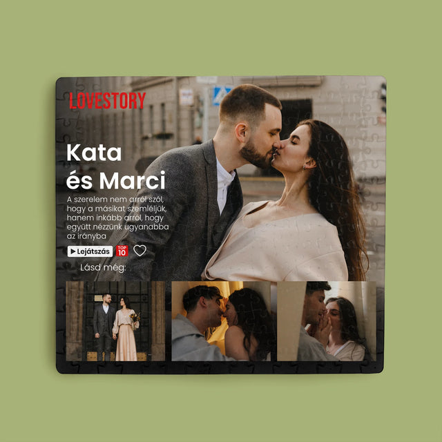 Fotókollázs: Szerelmi Történet - Puzzle