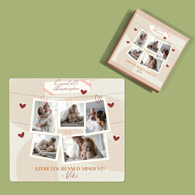 Fotókollázs: Szeretlek Téged Anyu - Puzzle