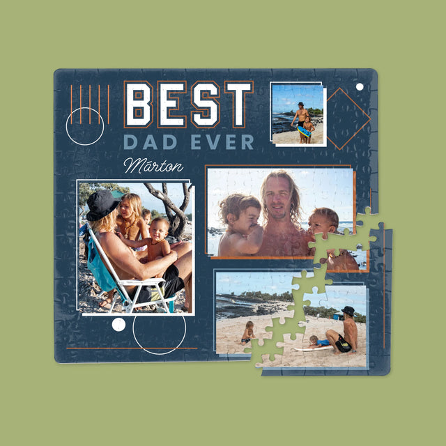 Fotókollázs: Best Dad Ever - Puzzle