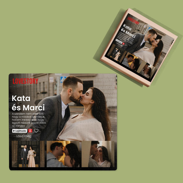 Fotókollázs: Szerelmi Történet - Puzzle
