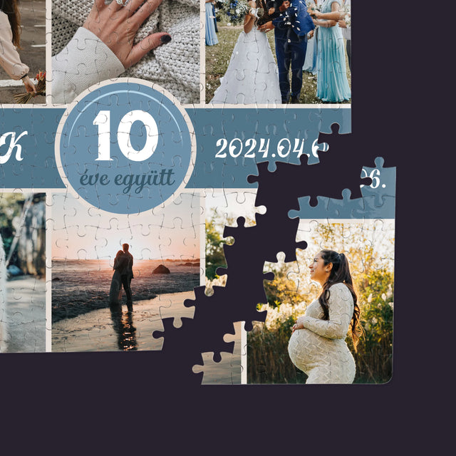 Fotókollázs: Évek Óta Együtt, Évforduló - Puzzle