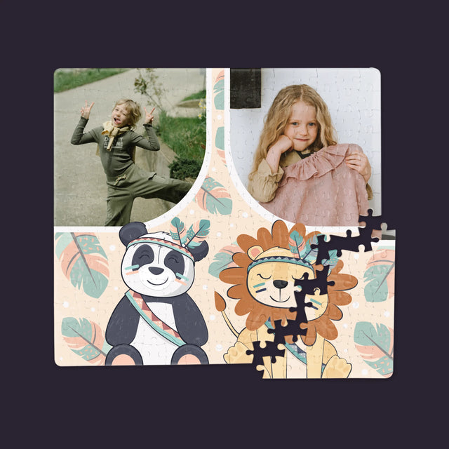 Fotókollázs: Állatok - Puzzle