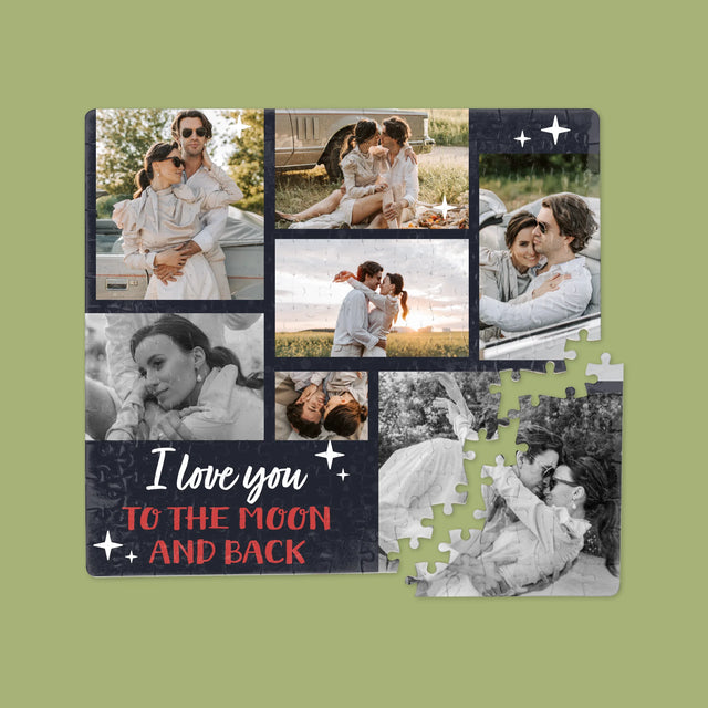 Fotókollázs: To The Moon And Back - Puzzle