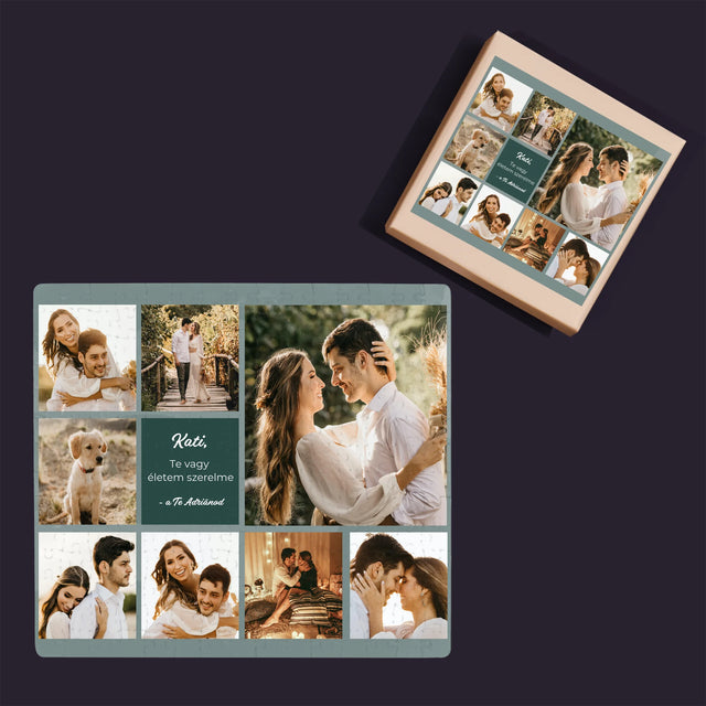 Fotókollázs: Szerelmi Kollázs - Puzzle