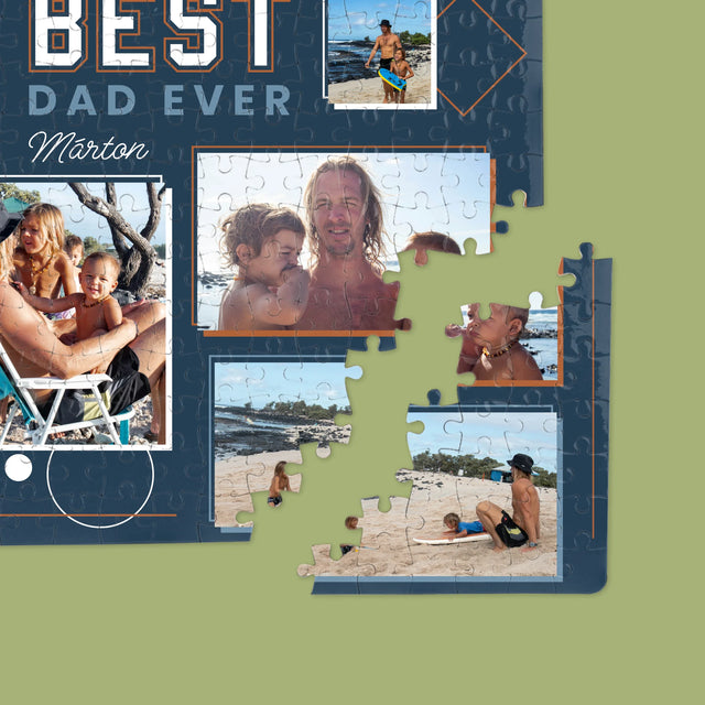 Fotókollázs: Best Dad Ever - Puzzle