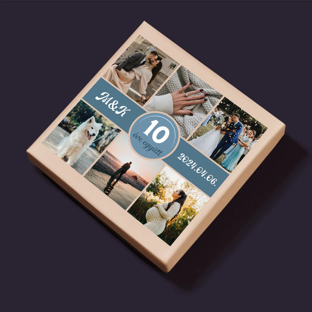 Fotókollázs: Évek Óta Együtt, Évforduló - Puzzle