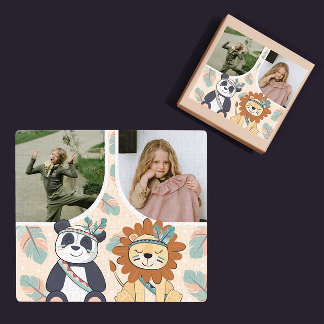 Fotókollázs: Állatok - Puzzle