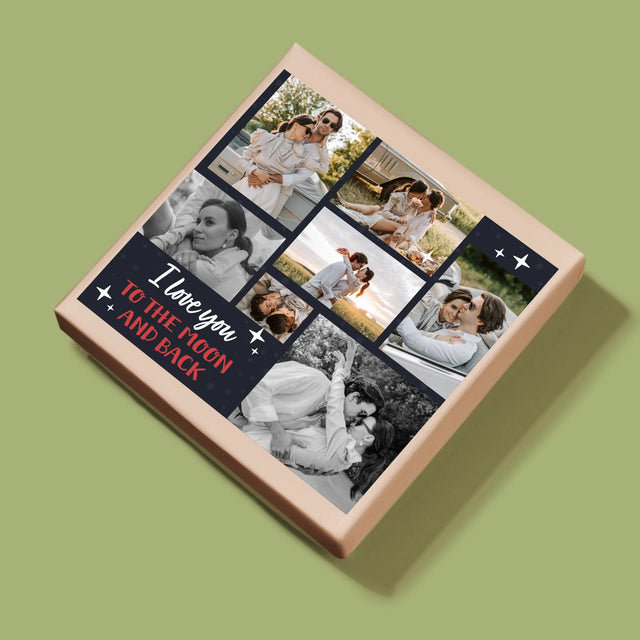 Fotókollázs: To The Moon And Back - Puzzle