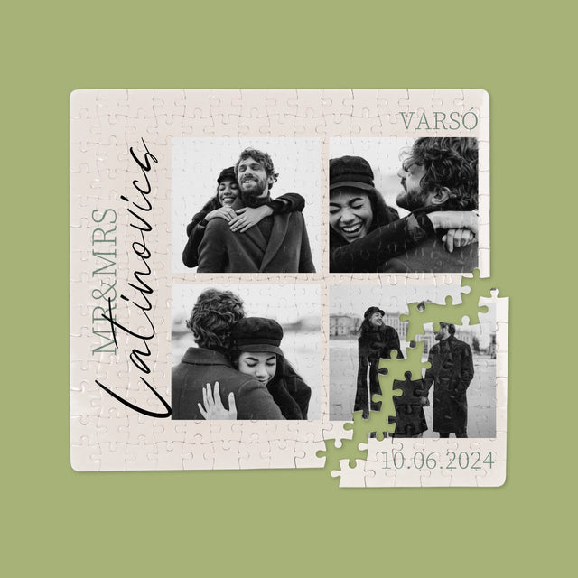 Fotókollázs: Mr&Mrs Esküvői - Puzzle