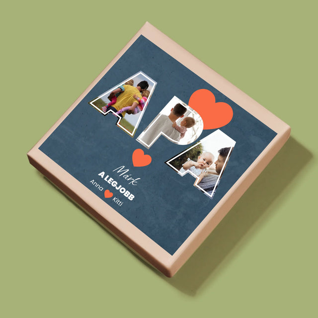 Fotókollázs: Apu A Legjobb - Puzzle