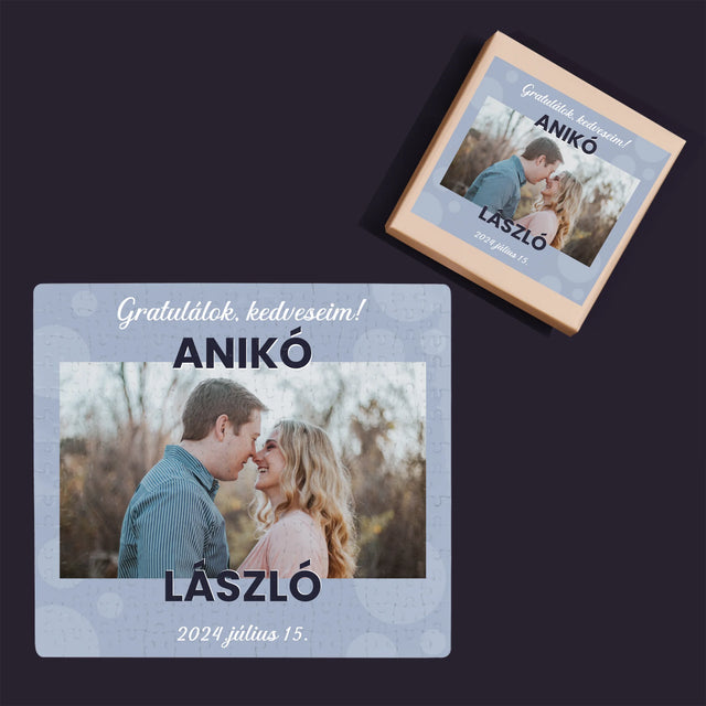 Fotó És Felirat: Házassági Jókívánságok - Puzzle