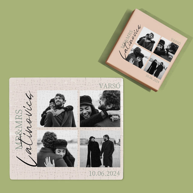 Fotókollázs: Mr&Mrs Esküvői - Puzzle