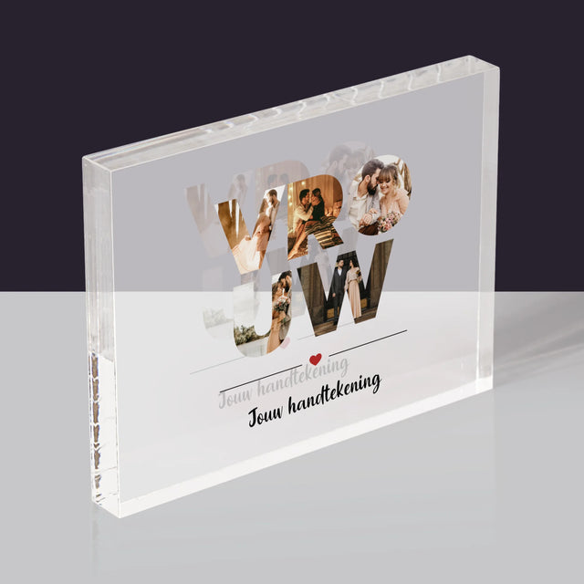 Szó Fotókból: Testvér Képekből - Akrilüveg