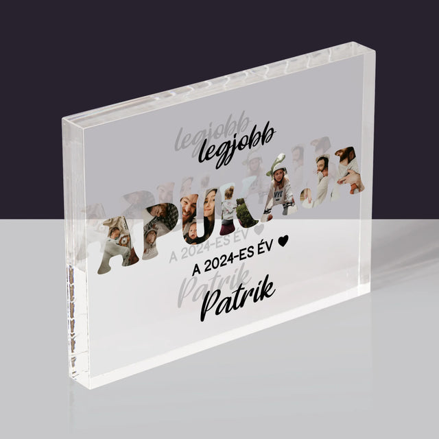Szó Fotókból: Az Év Legjobb Apukája - Akrilüveg