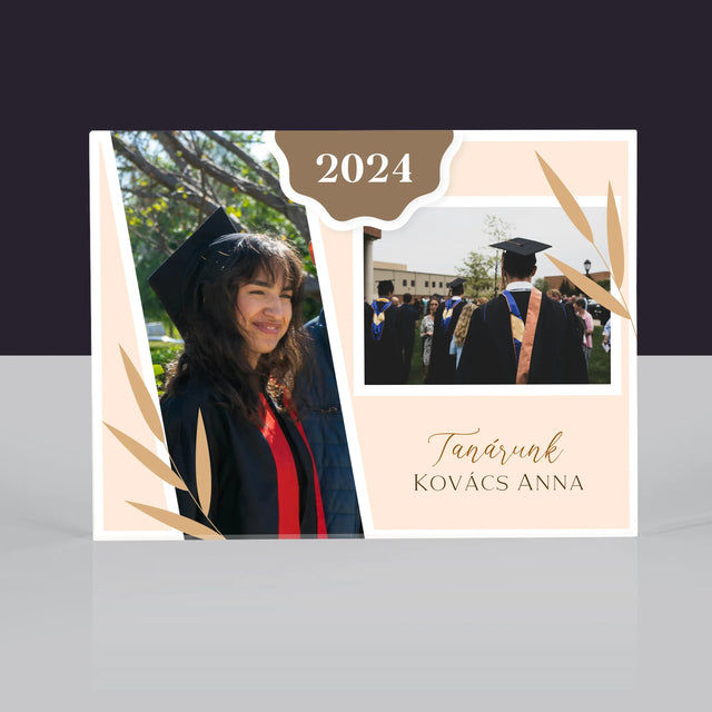 Fotókollázs: Tanárunk - Akrilüveg