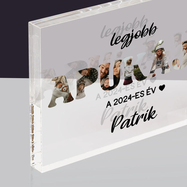 Szó Fotókból: Az Év Legjobb Apukája - Akrilüveg