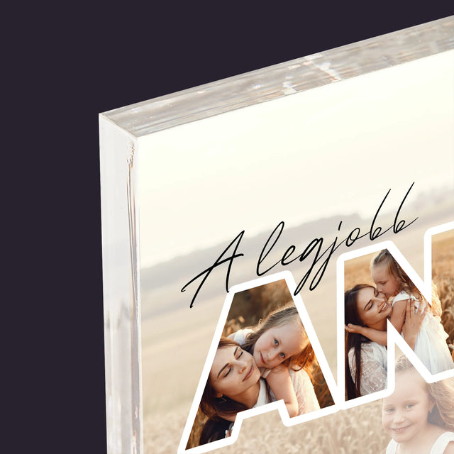 Szó Fotókból: A Legjobb Anya A Világon Fénykép - Akrilüveg