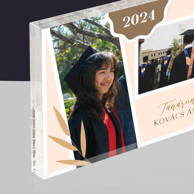 Fotókollázs: Tanárunk - Akrilüveg