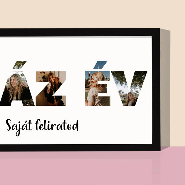 Szó Fotókból: Száz Év A Képeidből - Keretes Nyomtatott Kép 20X40