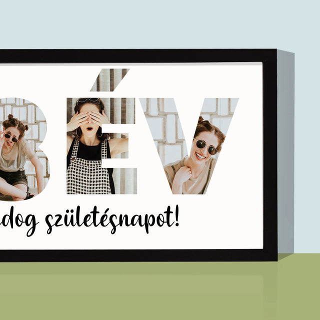 Szó Fotókból: 18 Év A Képeidből - Keretes Nyomtatott Kép 20X40