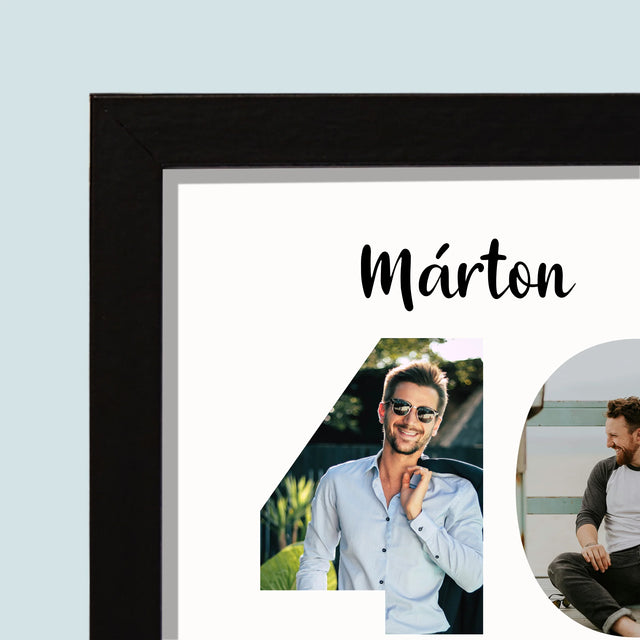 Szó Fotókból: 40 Év A Képeidből - Keretes Nyomtatott Kép 20X40