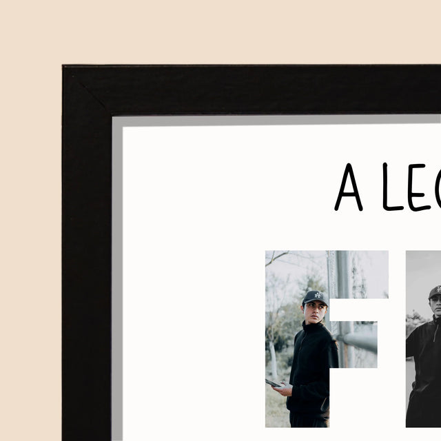 Szó Fotókból: Fiú A Képeidből - Keretes Nyomtatott Kép 20X40