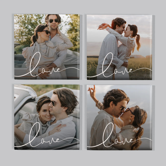 Fénykép: Love Felirat - Mágneskészlet