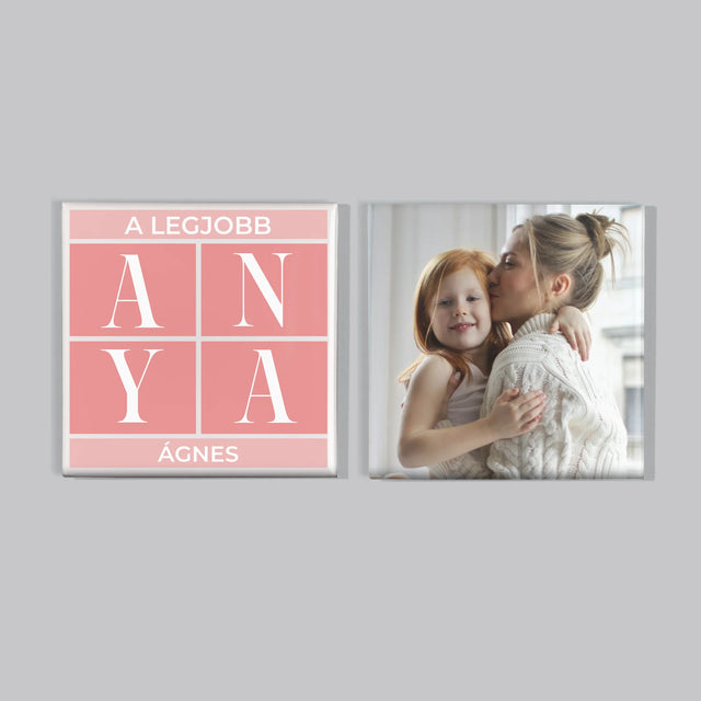 Fotókollázs: A Legjobb Anya Kollázs - Mágneskészlet