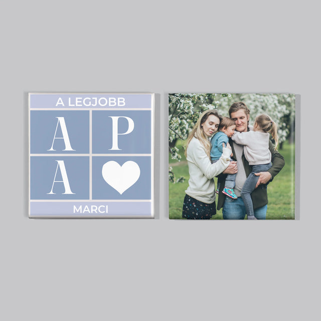 Fotókollázs: Legjobb Apa Kollázs - Mágneskészlet