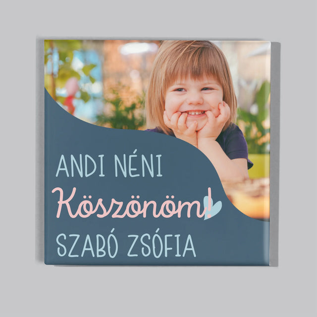 Fotó És Felirat: Emléktárgy Ovónéninek - Mágneskészlet