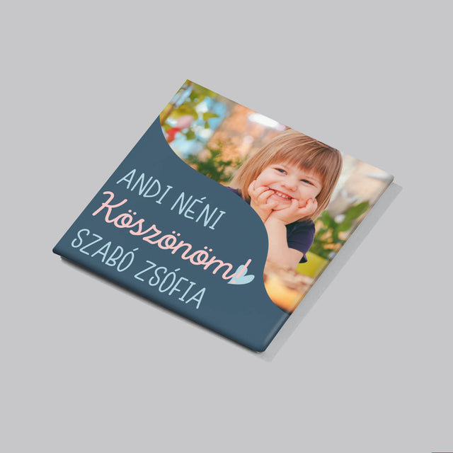 Fotó És Felirat: Emléktárgy Ovónéninek - Mágneskészlet