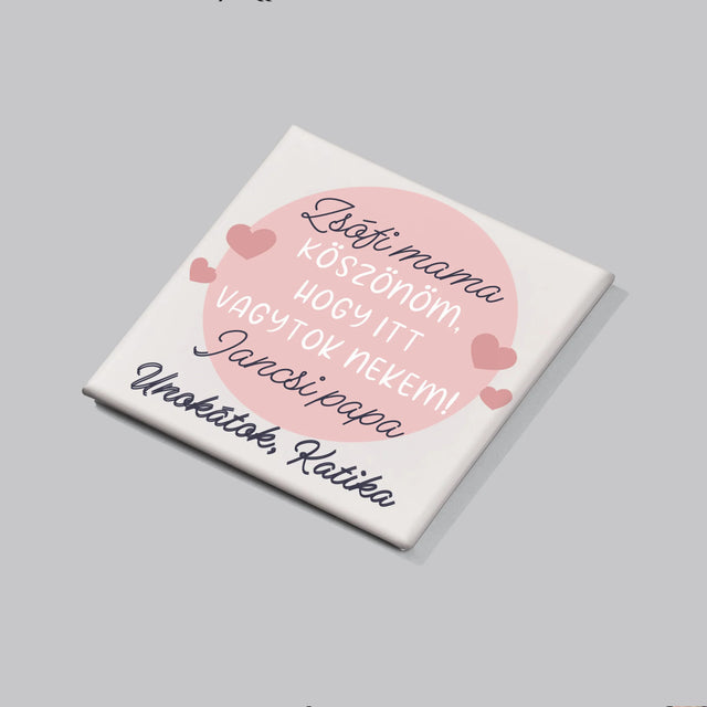 Fotó És Felirat: Köszönet A Nagyszülőknek - Mágneskészlet