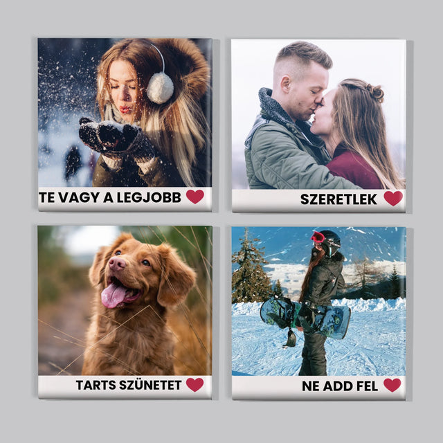 Fotó És Felirat: Pozitív Gondolatok - Mágneskészlet