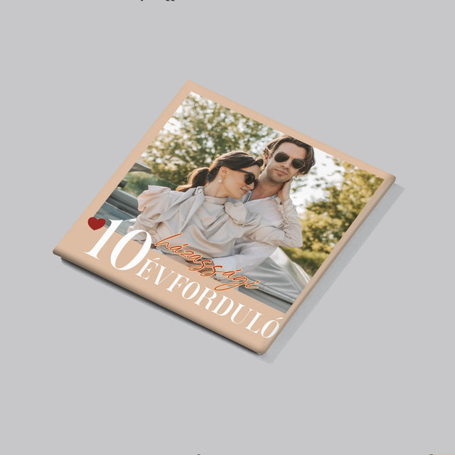 Fotó És Felirat: Évforduló, Szívecskék - Mágneskészlet