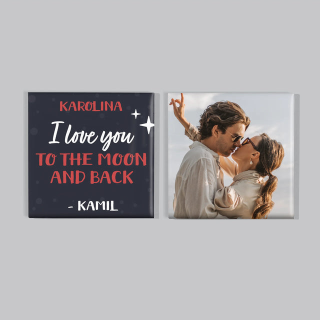 Fotókollázs: To The Moon And Back - Mágneskészlet