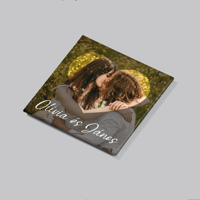 Fotó És Felirat: Szerelmesek, Szív - Mágneskészlet