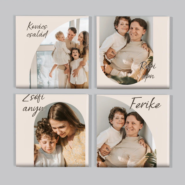 Fotó És Felirat: Fényképek A Családról - Mágneskészlet