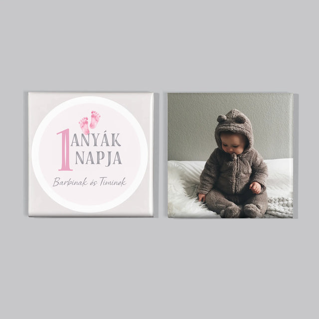 Fotókollázs: Első Anyák Napja - Mágneskészlet