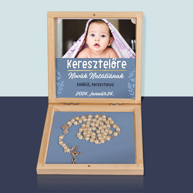 Fotó És Felirat: Keresztelőre - Rózsafüzér