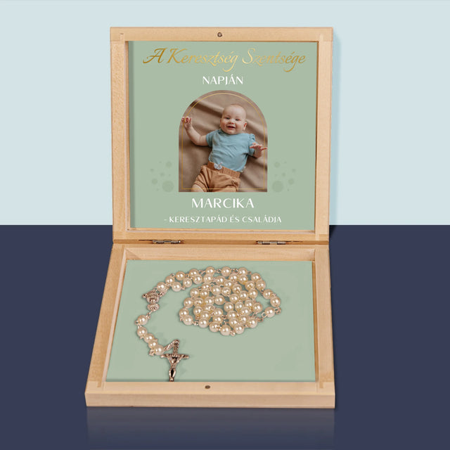 Fotó És Felirat: A Keresztség Szentsége - Rózsafüzér