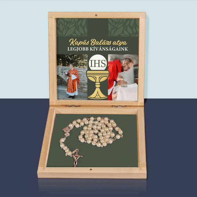 Fotókollázs: Legjobbakat Kívánjuk Kereszt - Rózsafüzér