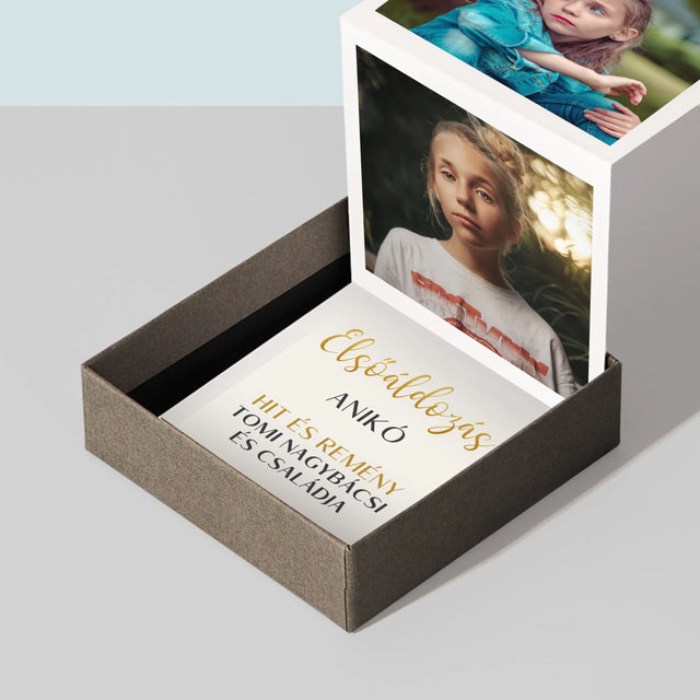 Fotókollázs: Elsőáldozás, Kereszt - Harmonika Fotókészlet