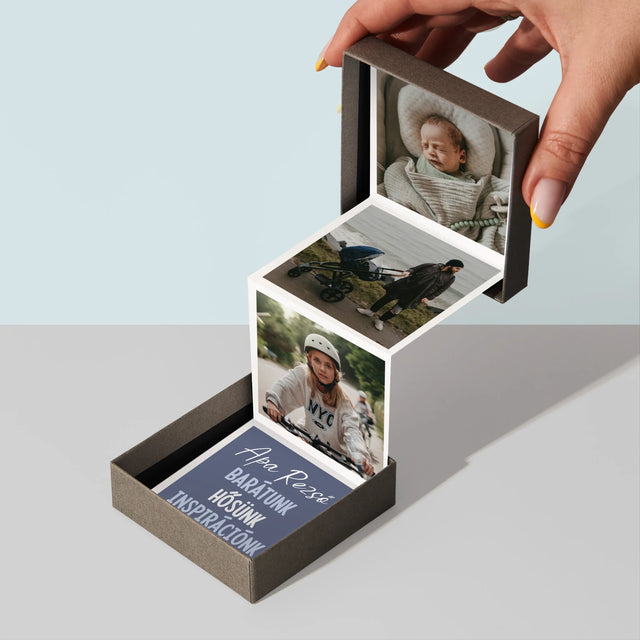 Fotókollázs: Apa Barát - Harmonika Fotókészlet