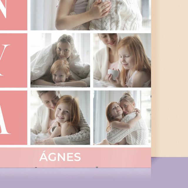 Fotókollázs: A Legjobb Anya Kollázs - Plakát