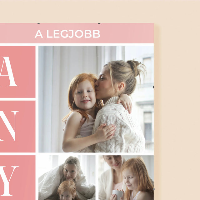 Fotókollázs: A Legjobb Anya Kollázs - Plakát