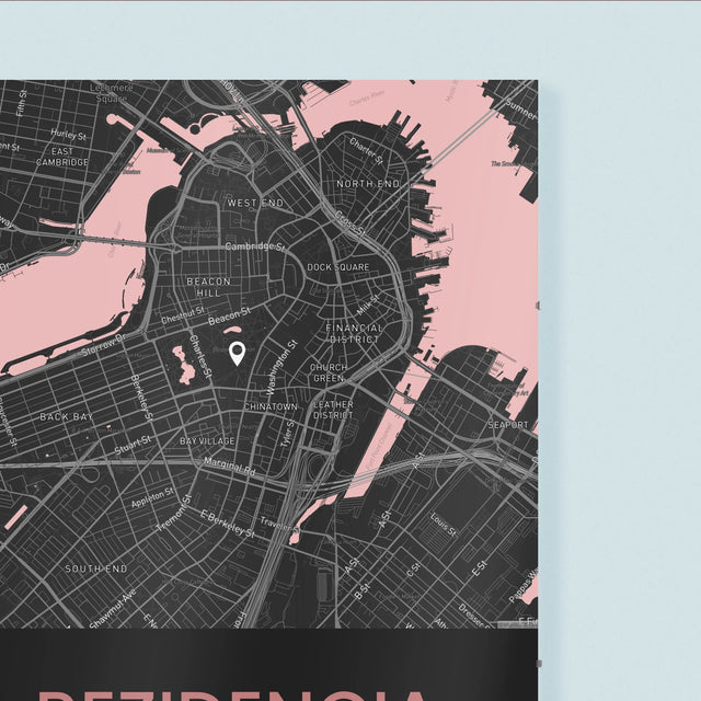 Városi Térkép: Várostérkép: Rezidencia - Plakát