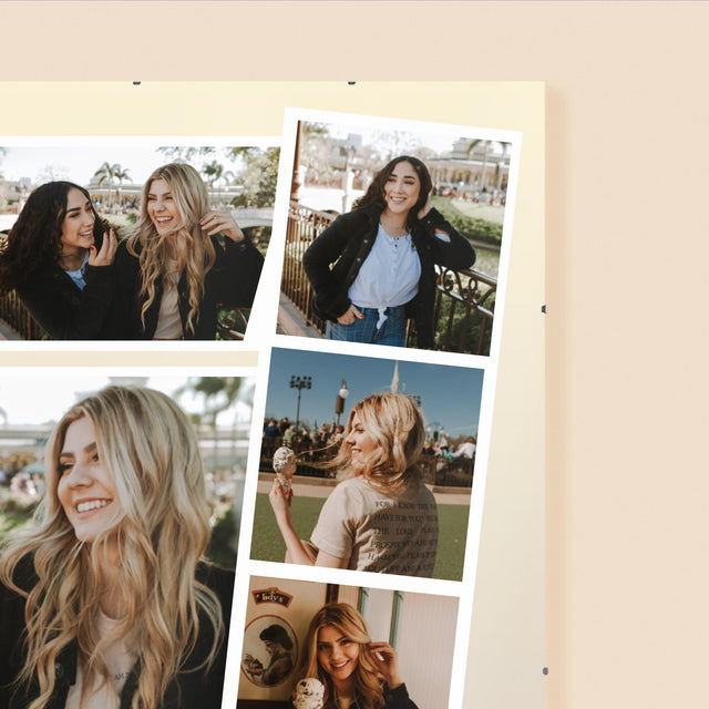 Fotókollázs: Barátnők Együtt A Legjobb - Plakát