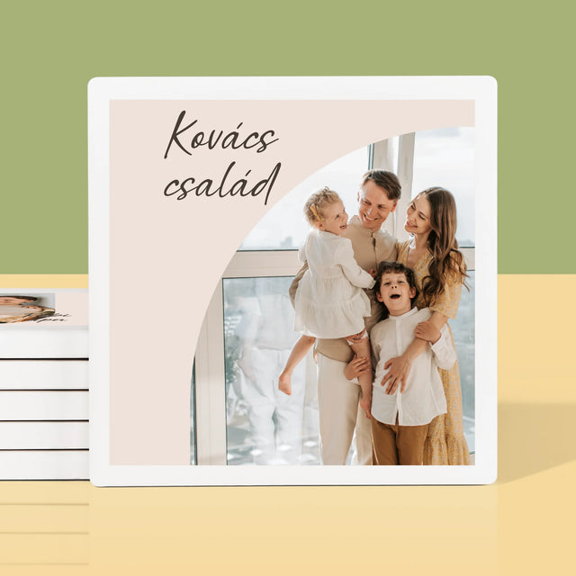 Fotó És Felirat: Fényképek A Családról - Poháralátét